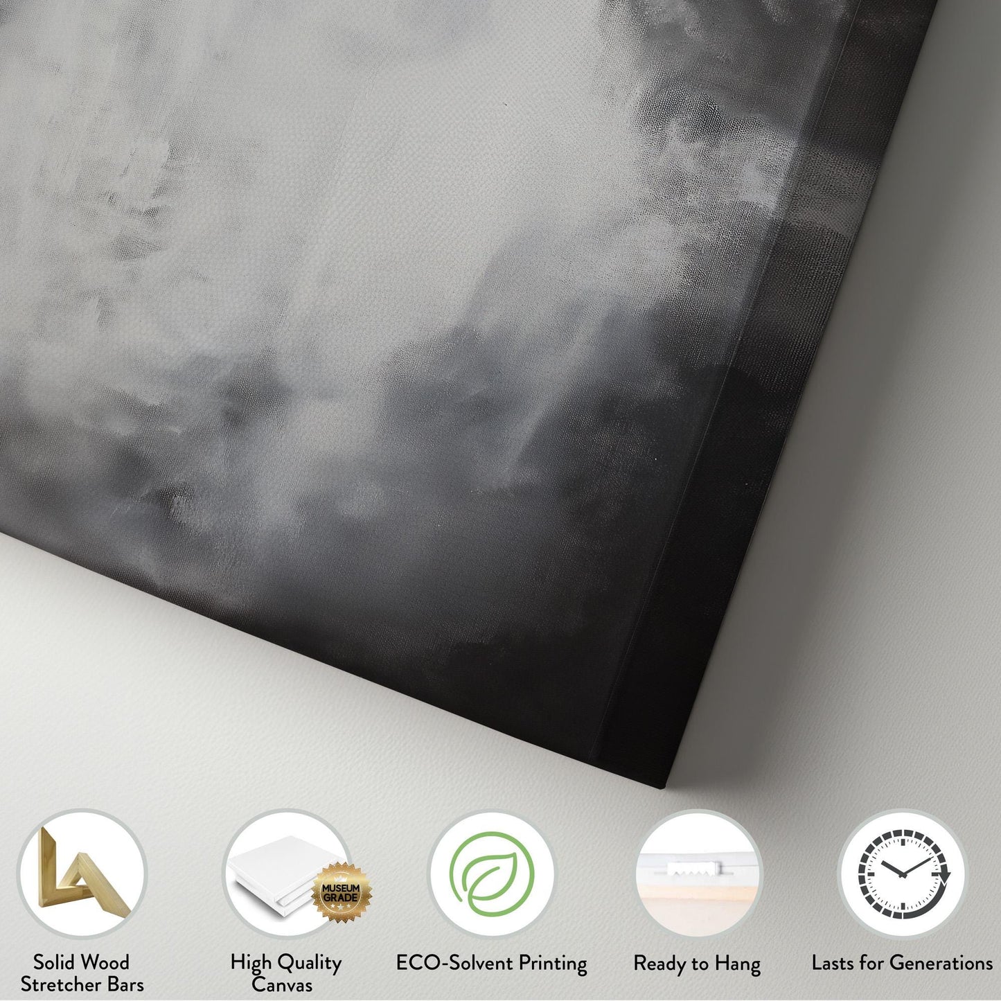 Spooky Halloween Ghosts Vertical Wall Art Spooky, Decor Dark Academia Canvas Print, Whimsical Big Canvas Art