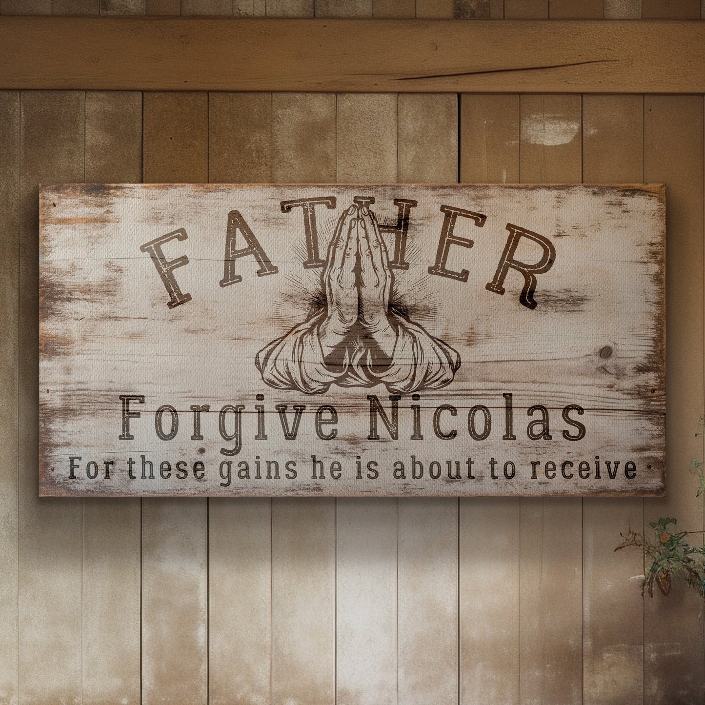 Custom Home Gym Sign, Man cave Sign Personalized Fitness Gifts, Religious Fitness Center Decor Gym Logo Art Huge Canvas Wall Art