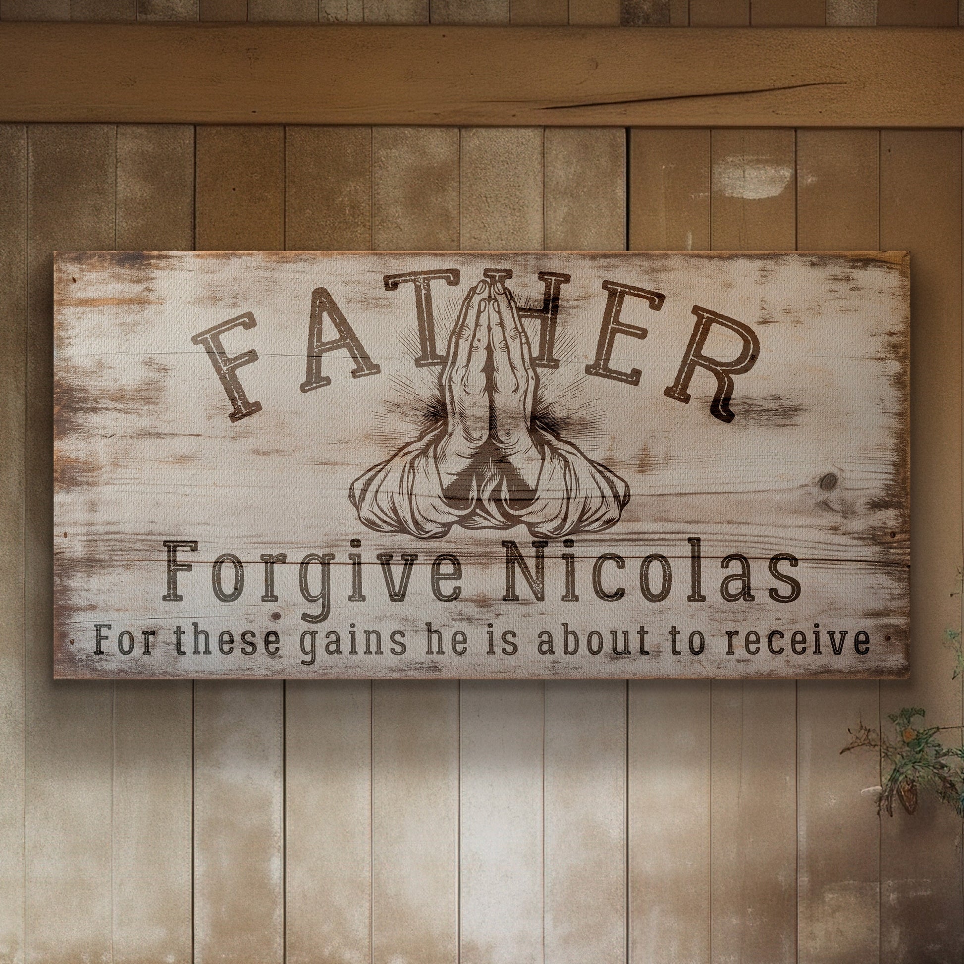 Custom Home Gym Sign, Man cave Sign Personalized Fitness Gifts, Religious Fitness Center Decor Gym Logo Art Huge Canvas Wall Art