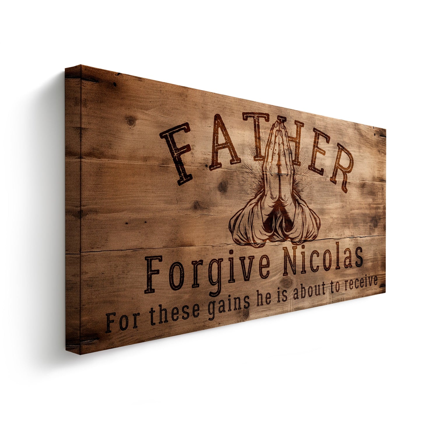 Personalized Home Gym Wood Sign: Religious Fitness Decor
