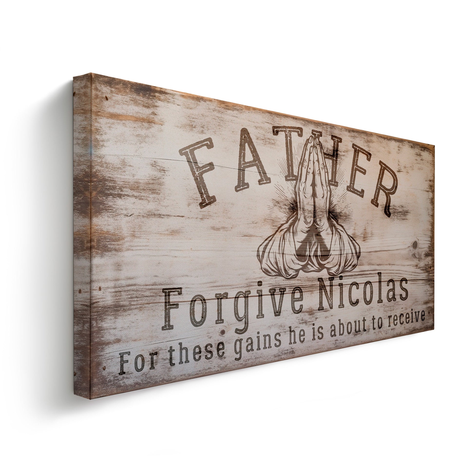 Custom Home Gym Sign, Man cave Sign Personalized Fitness Gifts, Religious Fitness Center Decor Gym Logo Art Huge Canvas Wall Art