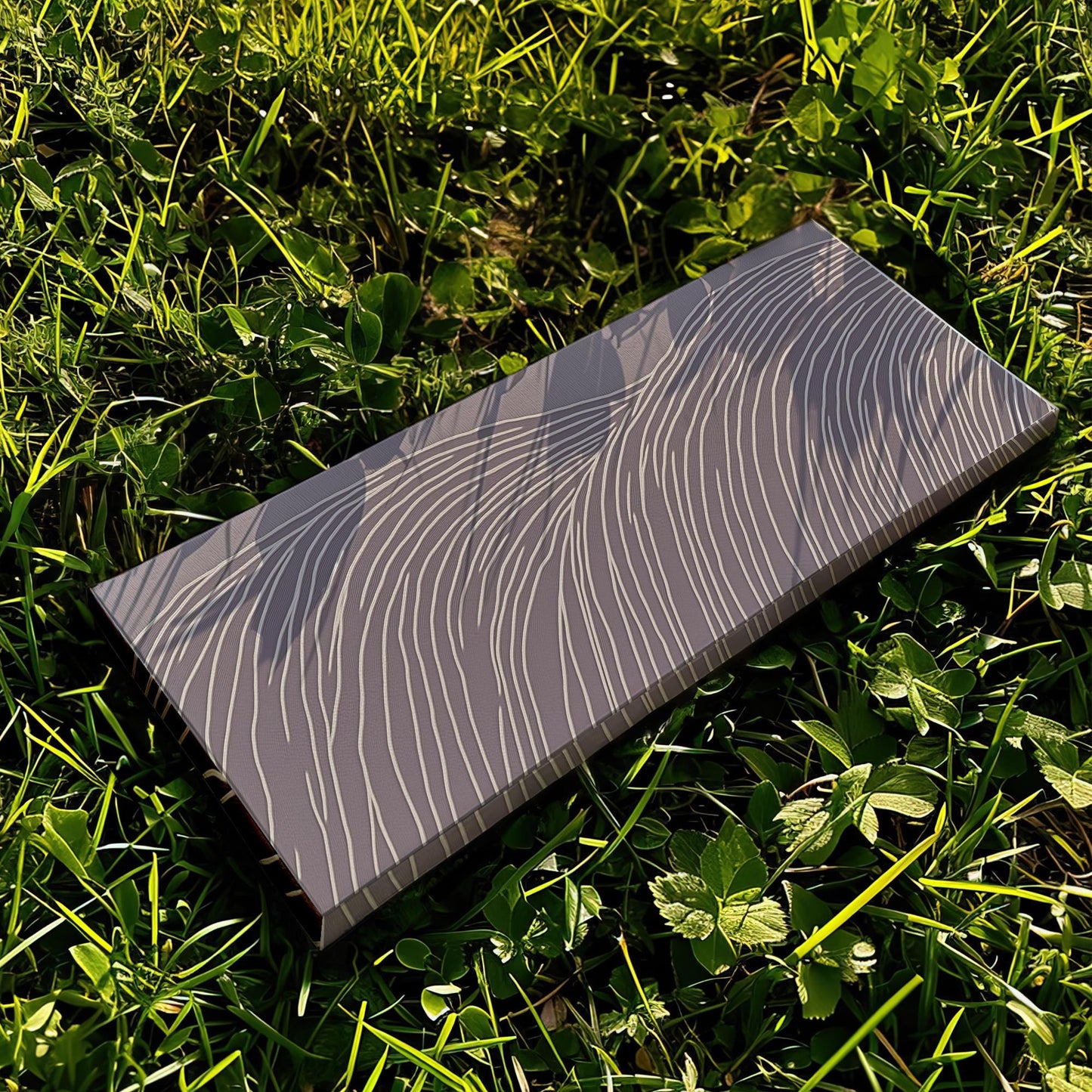 Winding Waves Canvas Art Abstract Print Minimalist Wall Art For Bedroom Lilac Haze Art Line Decor Panoramic Wall Art