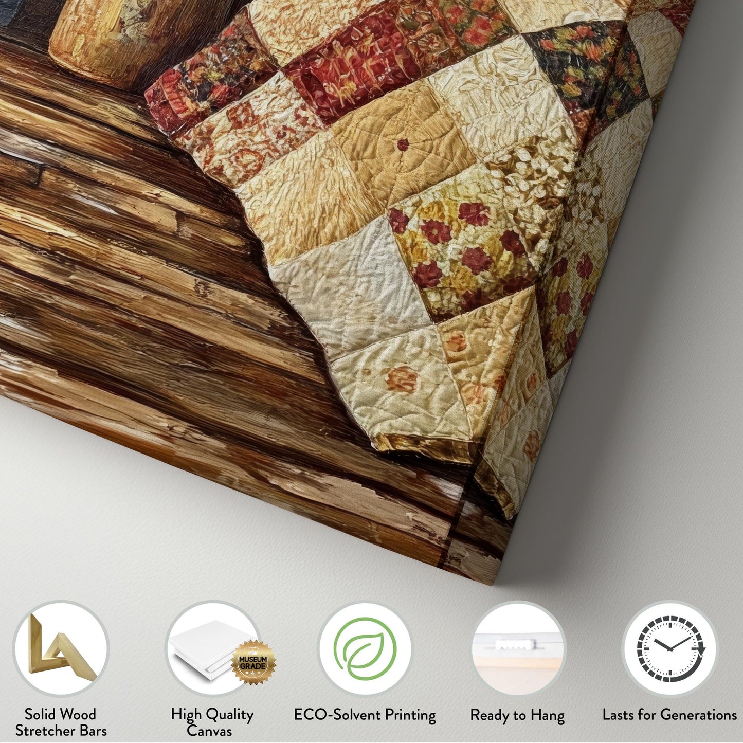 Wheat Sheaf Still Life Canvas Art | Impasto Painting Print | Bohemian Farmhouse Wall Art For Bedroom | Honeycomb Clay Art Long Vertical Art